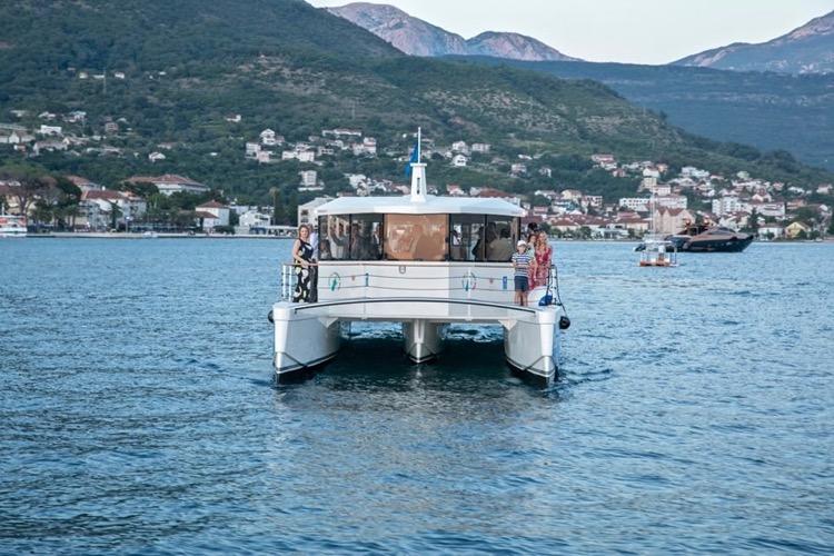 The electric ferry will stop in the villages of Muo and Dobrota