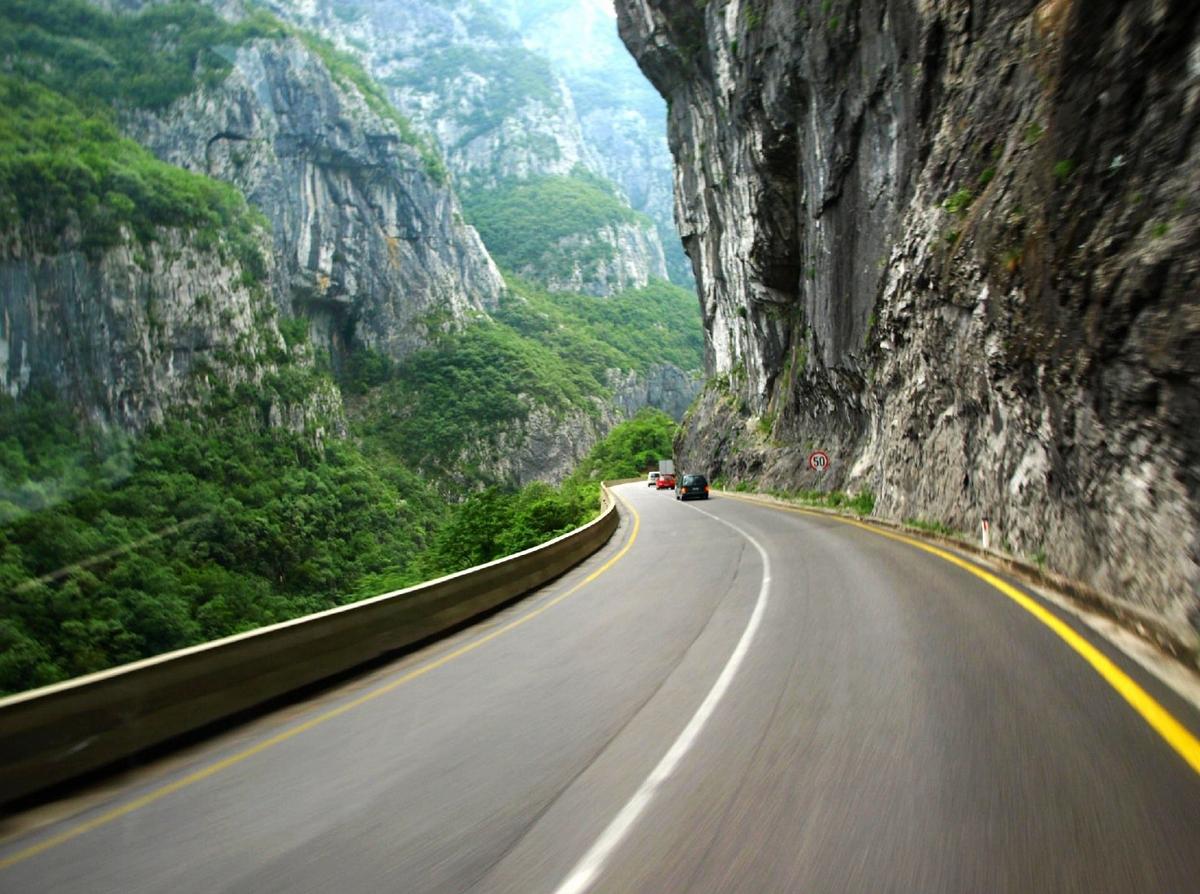 Montenegro is ranked 88th in the quality of roads rating