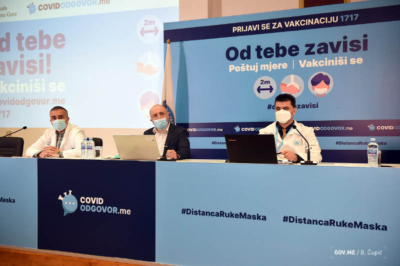 In Montenegro, the requirement to wear protective masks outdoors has been отменено