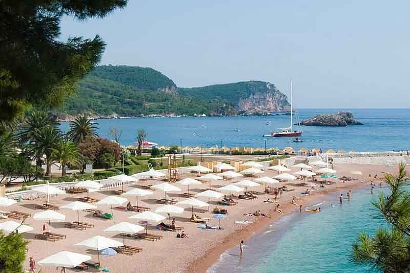 Sveti Stefan Beach in Montenegro Included in the List of the Most Beautiful Beaches in Europe