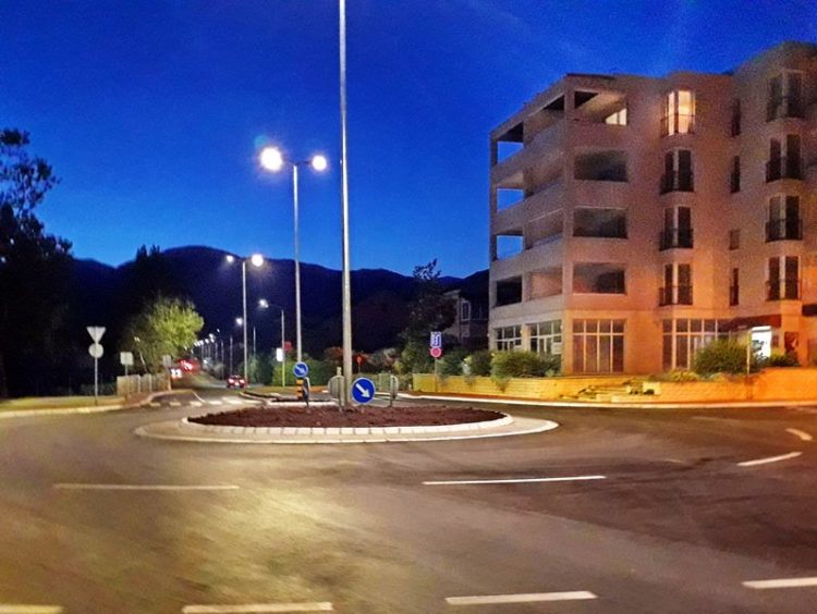 Construction of the Second Roundabout in Tivat Completed