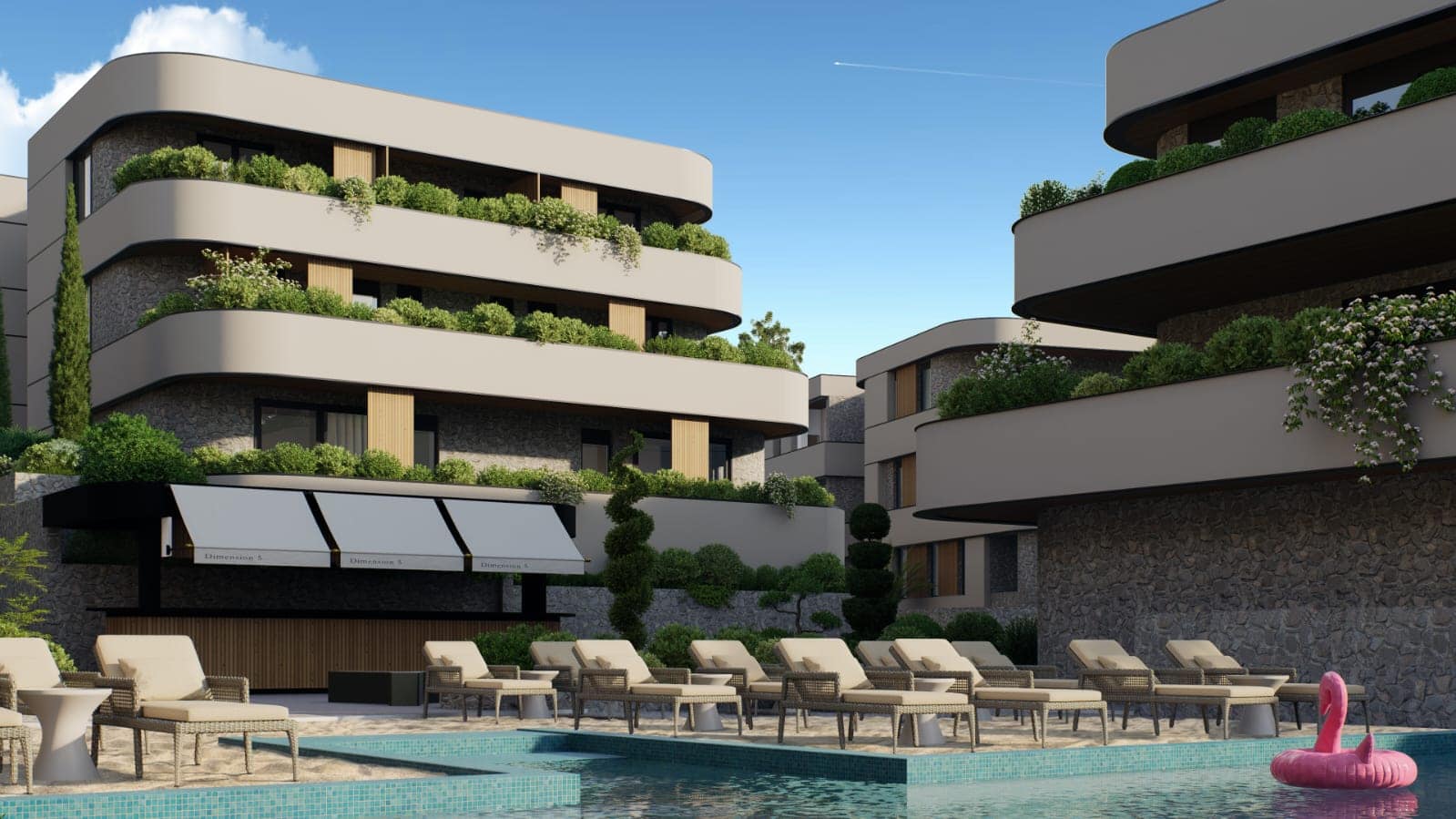Exterior view — Residential complexes in Lastva