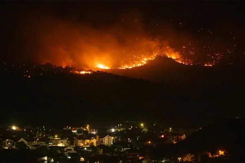 Montenegro in Flames: Wildfires in August 2025