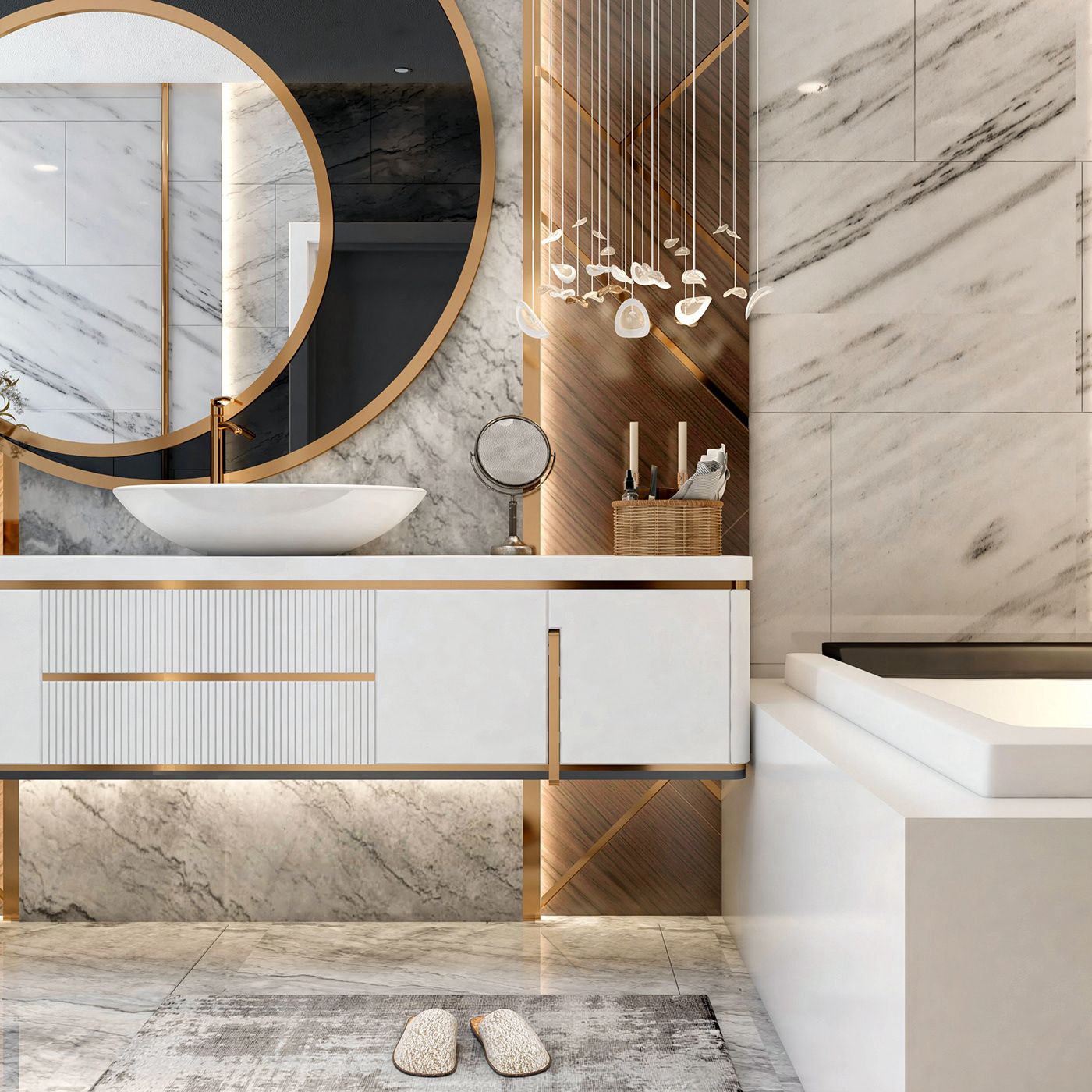 Bathroom — Residential complexes in Budva