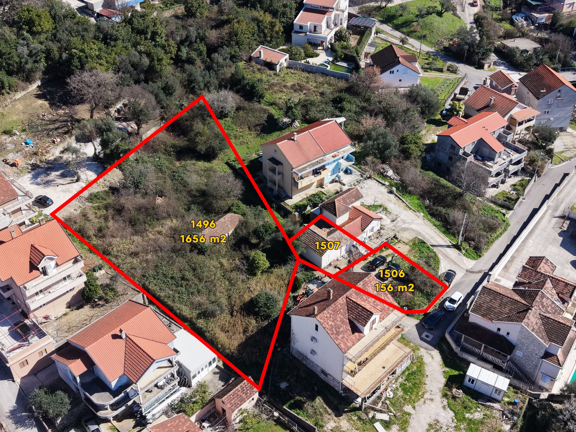 Exterior view — Land in Tivat