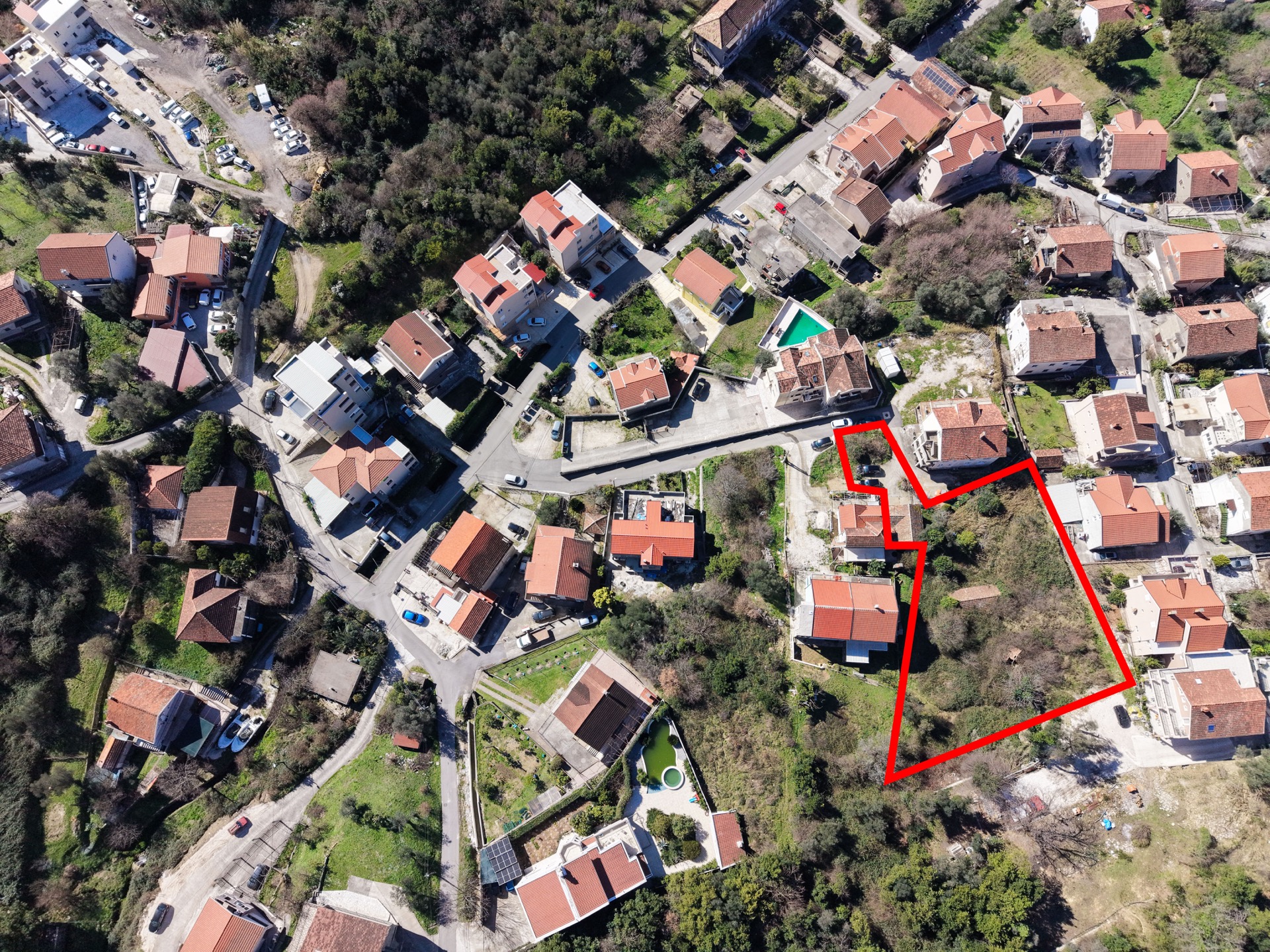 Exterior view — Land in Tivat