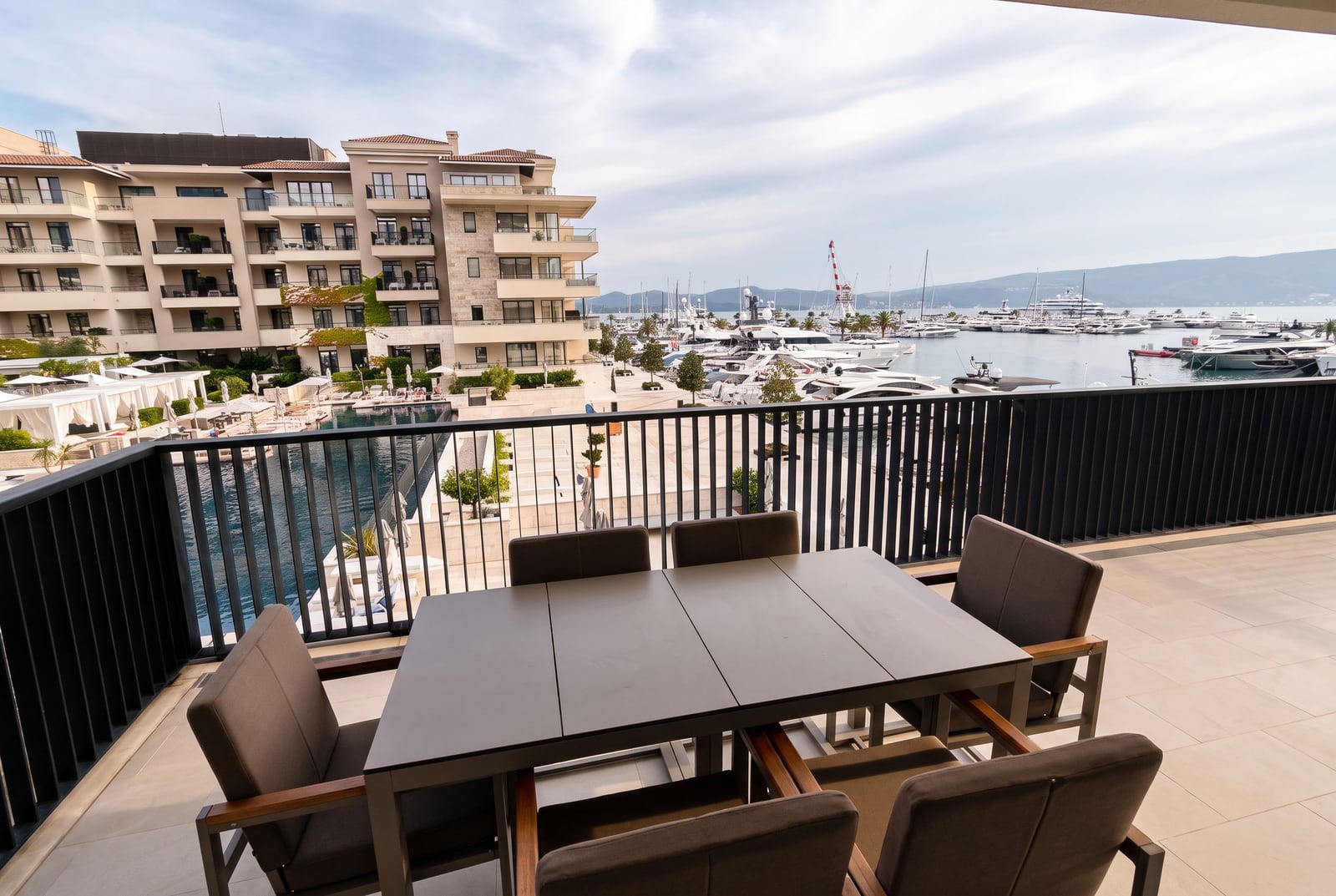 Balcony — Porto Montenegro in Tivat