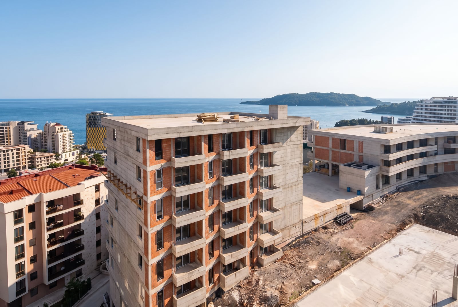 Exterior view — Apartments in Bečići